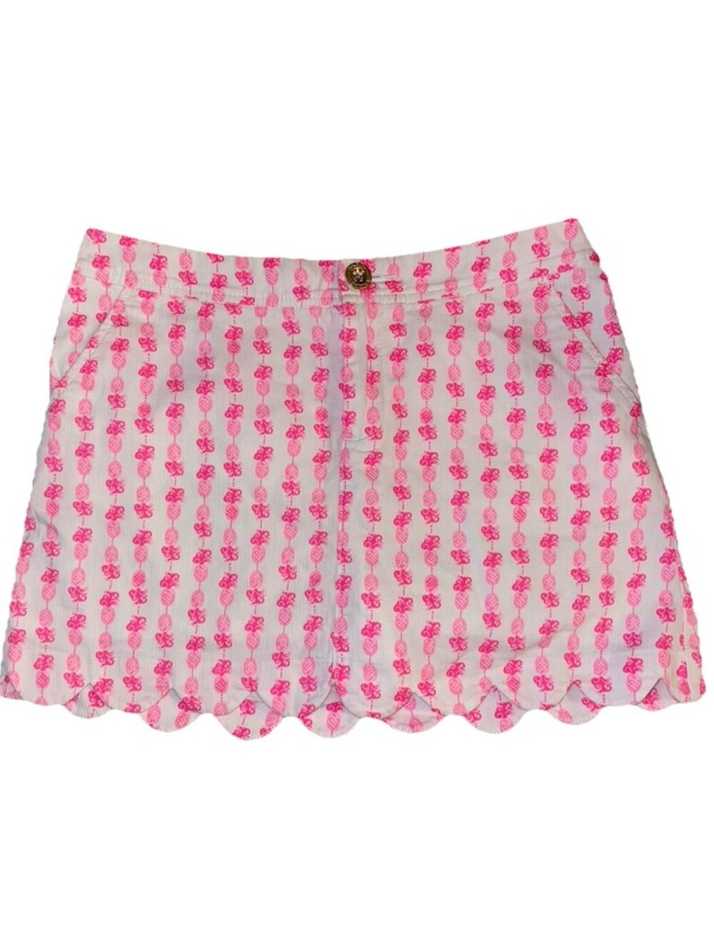 Lilly Pulitzer Hotty Floral Pink Women  Skirt Size 0